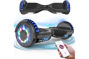 ‎RCB RCB Hoverboards 6,5 Zoll Skateboard Kinder und Jugendliche Hoverboards mit Bluetooth - Led Licht Segway mit Leistungsstarkem Motor Geschenk für Kinder