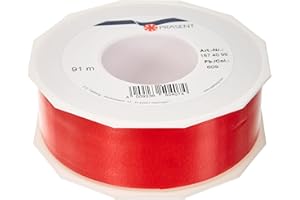 MOREX RIBBON PRÄSENT Cinta rizadora, Polipropileno, Rojo, 40 mm