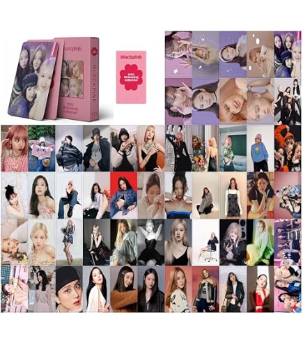 55 Cartes Photo Blackpink - Photocards Kpop 5,7x8,6 Cm - Album Born Pink World Tour - Cadeau Fan - 4