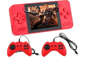 LNCBOC Retro Handheld Game Console Retro Mini Game Player with 600 Classical Games 3.5-Inch 5000mAh Rechargeable Color Screen Support for Connecting TV, with 2 Gamepads