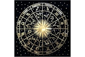 Bibest Nappe Tarot, Cartes Divination Tarot Tissu Tapis de Divinatoire Nappe, Anneau Annuel D'autel Grille Cristal pour Jeux Textiles Jeu 49x49CM