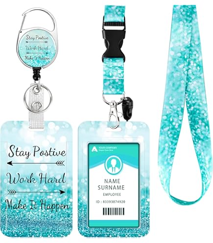 Porte-badge Rétractable Avec Cordon Léopard - Enrouleur De Badge, Porte-carte D'identité, Pour Professionnels Et étudiants