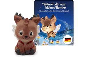 tonies Calendario dell'Avvento con gioco di ascolto, calendario dell'Avvento per bambini, figura per la Toniebox – Auguri cosa, piccola renna originale avventura natalizia con 24 capitoli, dai 4 anni