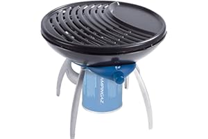 Campingaz Réchaud à Gaz Party Grill, Réchaud Camping 1.350 W, Barbecue Portable, Petit Barbecue Grille, Plaque Cuisson Gaz, pour Caravane, Camping et Balcon