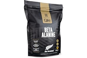 Healthspan Elite All Blacks Beta Alanine (250g) | Pre-Workout | Non Essential Amino Acid | Production of Carnosine | Unflavoured | Gluten Free | Vegan