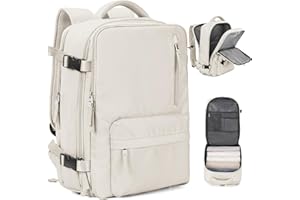 SEAFEW Sac à dos sous vide de voyage avec pompe pour Ryanair 40x30x20, Sac À Main Bagage Cabine Avion 45x36x20 para Easyjet, sac à dos décontracté pour ordinateur portable,Sac de Voyage pour Week-End