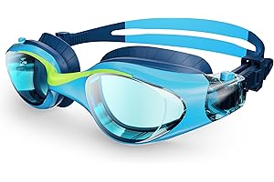 HIGAHY Schwimmbrille Kinder - Taucherbrille für Jungen und Mädchen mit UV-Schutz und Anti Beschlag Schutz, Wasserdichte und klare Jugend Schwimmbrillen, Profi Kinderschwimmbrillen für 6-14 Jahre