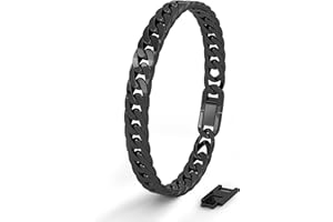 SERASAR | Bracelet Premium en Acier Inoxydable pour Hommes | 316L Acier Chirurgical | Résistant â L’eau | Fermeture Sécurisée | Trois Couleurs | Boîte â Bijoux Incluse