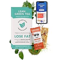 The Healthy Company Lean Natural One Month Weight Loss Plan (Mint) Lean Bars 28x30g and Organic Natural Lean Green Tea…