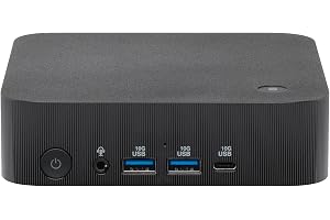PN54-BBR321MNS1 barebone miniPC (AMD Ryzen 3 210 CPU, AMD Radeon 740M grafik, WiFi 7, Bluetooth 5.4, utan operativsystem)