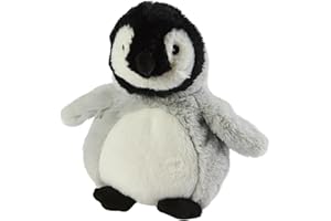 Warmies Baby Penguin Plushie Junior Size, Weighted Teddy Slightly Scented with Dried French Lavender, Hot or Cold Cuddly Toy for Anxiety and Relaxation