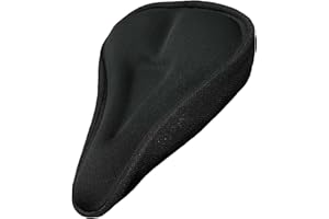 DURGOM ® Funda Sillín Bicicleta Gel | Material Viscoelástico | Compatibilidad con Bicicleta de Montaña, de Carretera y Estática.