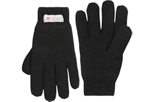 Mountain Warehouse Guantes térmicos de Punto con Thinsulate para niño