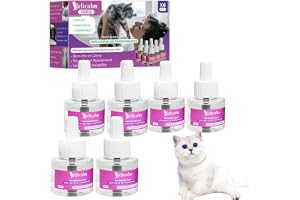FELICALM Paris - Ny PHEROMONformel för katt och kattunge - 6 påfyllningar på 48 ML - anti-stress för katter - lugnande - lyck