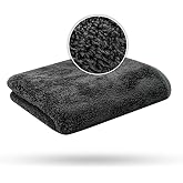 WONKEY - Ekstra B&uuml;y&uuml;k Emici Oto Kurulama Bezi, Mikrofiber Ara&ccedil; Yıkama Bezi, Mega Boy Araba Temizlik Havlusu 60x90 cm