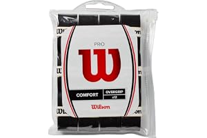 Wilson Pro Overgrip 12 stycken, svart, One Size