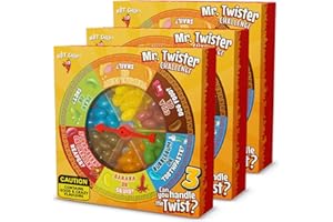 ‎HOT CHIP HOT-CHIP Mr. Twister Challenge Trio Pack – 3x 120g Geschmacksroulette mit süßen & verrückten Jelly Beans – Spaßiges Partyspiel mit Überraschungsaromen – Ideal für Freunde & Familie