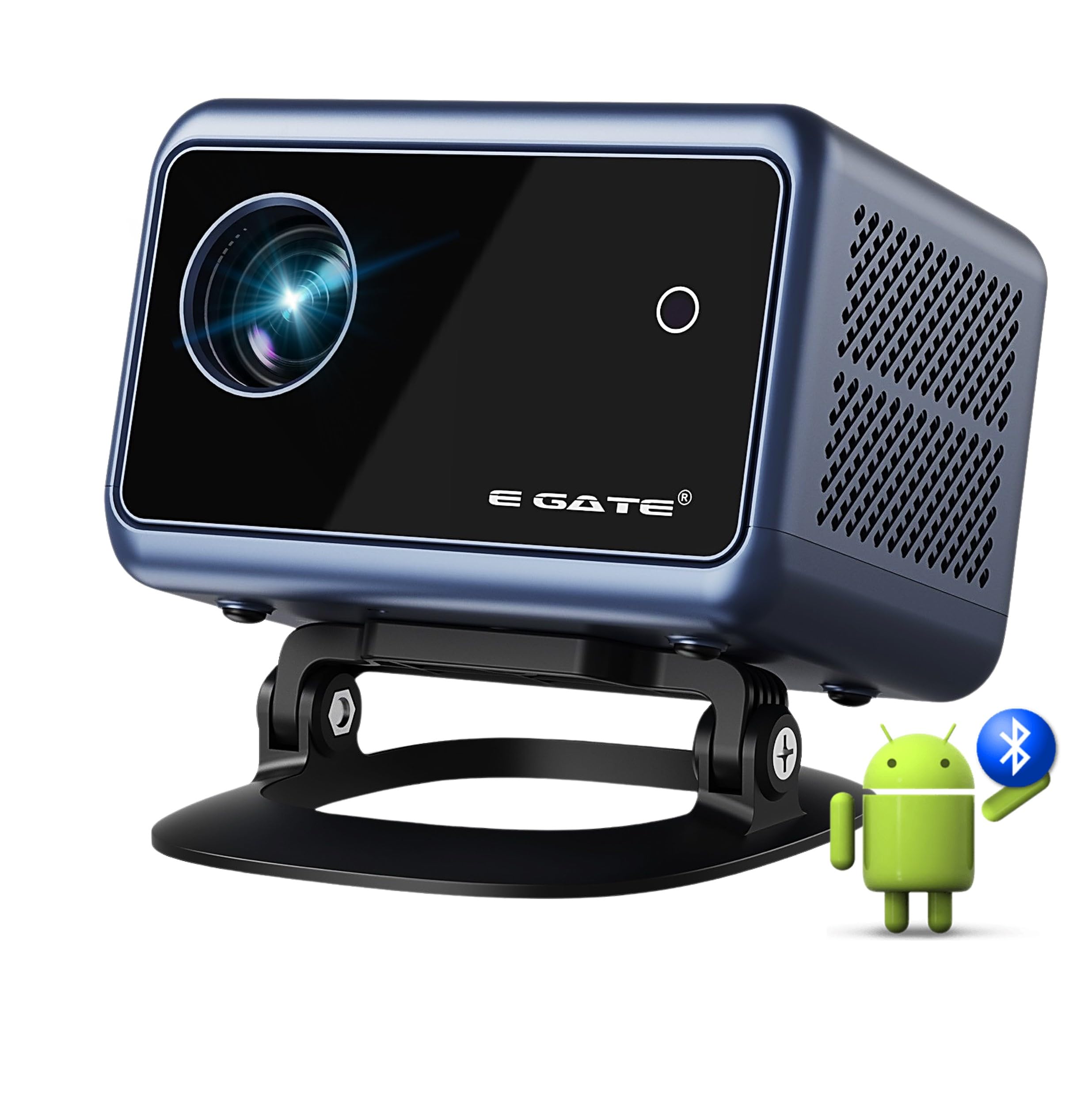 E Gate i9 Pro Automatic Projector, 600fc (Brightest Under 9k), 1080p & 4K Support, Auto Keystone & Digital Focus, Bluetooth,