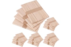 MOUYAT 1000 PCS 4.5 Inch Wooden Lolly Sticks, Lolly Sticks for Craft, Lolly Pop Sticks, 4.5 inches Ice Cream Sticks for Arts Crafts, Model Making, Decoration, Garden Plant Labels