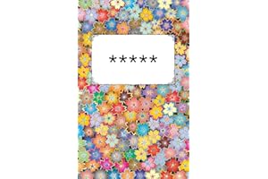 Quaderno delle Password, Diario Tascabile Alfabetico per non dimenticare le password, Taccuino Nome Utente Password Email Wi-Fi Internet, Rubrica ... i tuoi account web - A5, 12x20 cm, Fiori