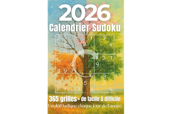 Calendrier Sudoku 2026: 365 moments de logique et de plaisir