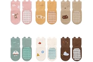 outfit spring Calzini Antiscivolo Bambino Bambina Calze Antiscivolo in Cotone Motivi Animali Neonata Bambini Calzini Invernali 0-12 Mesi 1-5 Anni Compleanno Regalo