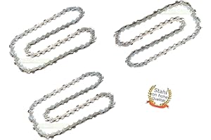 perfektGarten 3 catene per motosega da 45 cm; 1,5 mm; 0,325"; 72 TG compatibili con Fuxtec Timbertech Homelite Dolmar Husqvarna