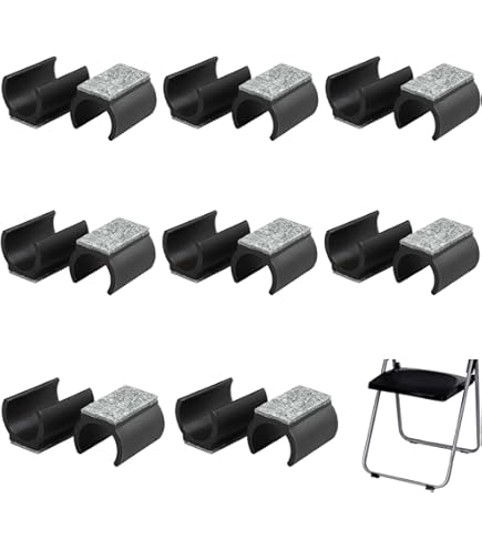 Design61 Ensemble De 4 Patins En Feutre Pour Fauteuils Luge, Chaises