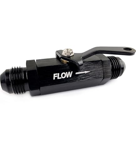 Podavelle 5/8" Inline Check Valve - Aluminum One Way Non-Return Valve, Black