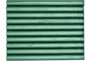 KELZIA KEALS Pack 10 Barras de Cera de Sellado de Pistola de Pegamento - Sello Lacre Vintage Para Invitaciones de Boda Cumpleaños Tarjetas Regalo Cartas. (Esmeralda)