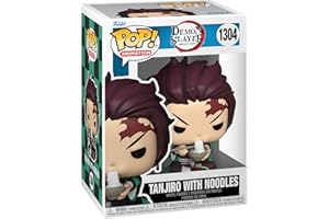 Funko Pop! Animation: Demon Slayer - Tanjiro with Noodles - Figurine en Vinyle à Collectionner - Idée de Cadeau - Produits Officiels - Jouets pour Les Enfants et Adultes - Anime Fans