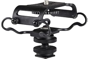 Yidoblo Support de Choc pour enregistreur numérique à Montage sur Microphone pour Zoom H1 / H4n / H5 / H6 Sony PCM-M10