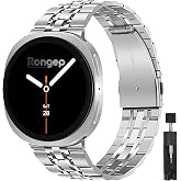 Rongep [Prestige Steell] Samsung Galaxy Watch 9/8 44mm/40mm/Classic 46mm ile Uyumlu &Ccedil;elik Kordon [Kısaltma Aparatlı] Paslanma