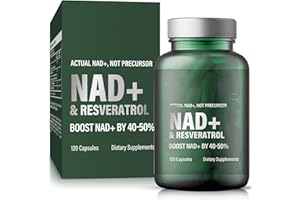 ATUIO NAD+ Resveratrol Boosting Supplement, Efficient for Support Energy Metabolism & Repair, Vitality & Healt, Aging Defense