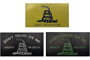 APBVIHL Parches reflectantes infrarrojos con infrarrojos Liberty or Death Don't Tread on Me Banderas tácticas morales militares insignias emblema brazalete insignias decorativas de costura