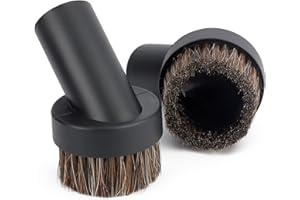 Brushes for Henry Hoover Attachments, Migaven 2pcs Hose Brushes for Henry Hetty Head Parts and Accessories Universal Replacement Round Horse Hair Dusting Suction Nozzle Cleaner Dust Brush Tool 32mm