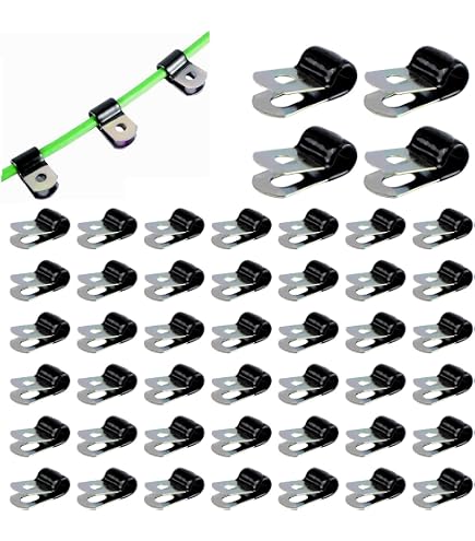 300 Pièces Clips De Fixation Câble – Serre-câbles En Nylon, 5 Tailles (noir) Pour Gestion Câbles électriques - 11