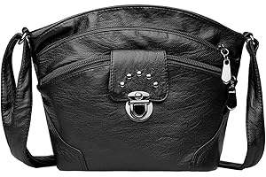 MEMOFYND 1 bolso bandolera casual negro para mujer, herramienta de almacenamiento portátil, bolso de hombro a la moda, bolso de hombro con múltiples compartimentos, bolsa ajustable para mujer, adecuado para