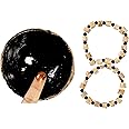 Pyengora Vasambu Bracelet Bangles With Vengai Pal Pottu For New Born Babies, Traditional South Indian Baby Grooming Combo Kits,3 Count,Black