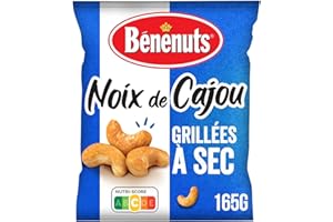 Benenuts Noix de Cajou Grillées à Sec, 165g