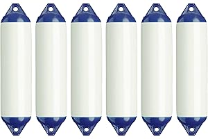 Klovoo Kit Parabordi Barca Tipo Majoni, Multipack 2/4/6 unità, Dimensioni 12x45, 15x58, 21x62, 24x70 cm, Universali