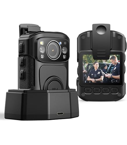 BOBLOV A26 Mini Body Camera HD 1080p Con Visione Notturna - 128GB, Batteria Da 1700mAh Per 6 Ore Di Registrazione