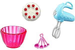 Mattel Barbie FHP71 "Cooking und Baking" Küchen-Zubehör Backen