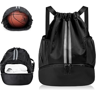 Sac à Dos à Cordon Léger - Style Rétro Années 80 - Polyester Imperméable - 36x43 Cm - Pour Sport, Salle De Gym, Voyage