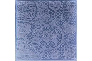 KWELLAM Large Size Flowers Lace Plastic Embossing Folders for Card Making Scrapbooking and Other Paper Crafts 20102905