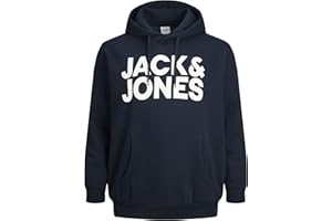 JACK&JONES PLUS Jjecorp Logo Sweat Hood Noos Pls Sudadera para Hombre