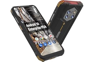 ONERUGGED Android 14 Barcode Scanner H68T, Handheld PDA w/Zebra SE4710 Scan Engine, 8GB+128GB, IP68 Rugged Data Terminal, 6.56" Full Screen Mobile Computer Inventory Scanner for Warehouse&Logistics Management