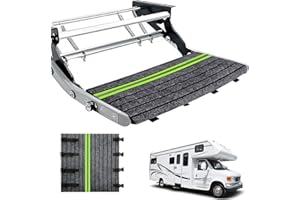 GD HUA Alfombrillas para Escaleras de Autocaravanas, Alfombrillas Protectoras para Escaleras de Autocaravanas, Alfombras Antideslizantes,Alfombras con Diseño de Doble Correa, con Bandas Reflectantes.