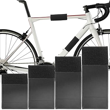 Protecteur De Cadre VTT Saituo - Autocollant Silicone Anti-Rayures Pour Chaîne De Vélo - Lot De 2