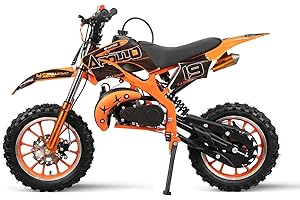 ‎NITRO MOTORS Nitro Motors Apollo Dirtbike, 49cc, 2-Takt Motor, 10 Zoll Räder, 50 km/h (Orange)